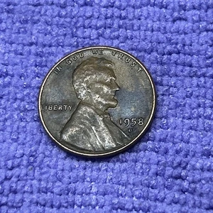 1958 D Penny Striking Errors On REVERSE  - Picture 1 of 9