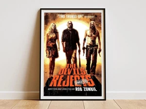 The Devils Rejects Movie Poster Rob Zombie Film Art Wall Decor, No Frame - Picture 1 of 2