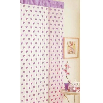 Protector de mosquitera borla ciega divisor de habitación ventana cortina puerta corazones de lujo Foto 1 de 4