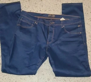 Zara Man Jeans Men Slim Fit Shimmer Stretched Jean Size 38x32 no wear!!! - Picture 1 of 5