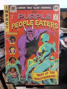 Purple People Eaters Minnesota Vikings Jim Marshall Pop Fly Print 252/509 - Bild 1 von 7