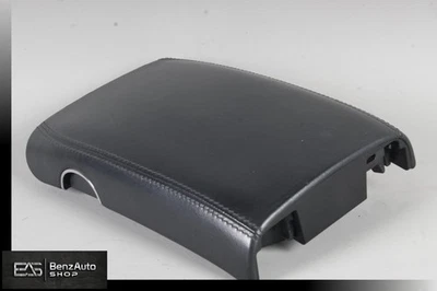 06-11 Mercedes W219 CLS55 AMG consola central reposabrazos tapa reposabrazos negro OEM Foto 1 de 4