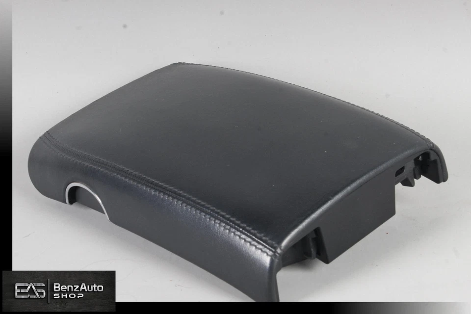 06-11 Mercedes W219 CLS55 AMG consola central reposabrazos tapa reposabrazos negro OEM Foto 1 de 4