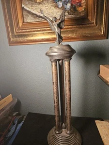 Very Rare Silver Plated Goldsmith Trophy By Queen City Silver Co - Picture 1 of 13