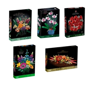 New Eternal Flowers and Other Bouquets Assembled Building Block Toys - Picture 1 of 16