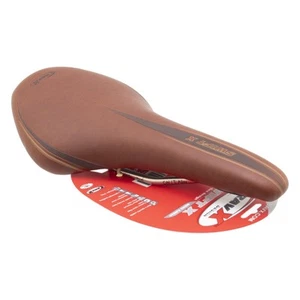 NEW Rav X Swift X Dual Density Black Brown Saddle Road Fixie Bike Bicycle Seat - Picture 1 of 5