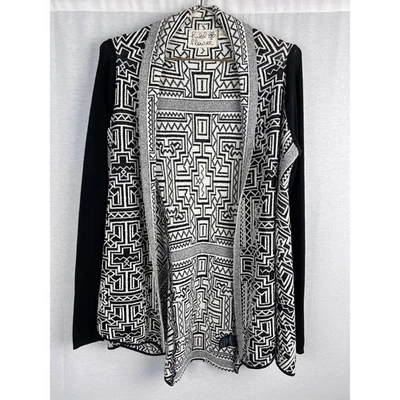 Suéter Anthropologie Mujer Mediano Jacquard Cárdigan Azteca Suroeste Artístico Foto 1 de 4