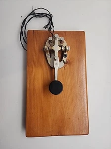Vintage Antique Morse Code Key Telegraph Sounder Ham Radio Military - Picture 1 of 6