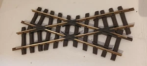 G scale 45mm LGB 1300 30 degree Radius 1 Short Diamond Crossing Crossover - Foto 1 di 4