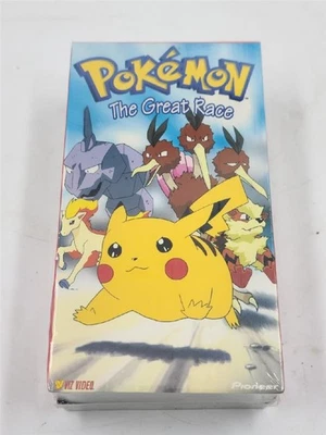 Pokemon Pikachu Party & Pokemon The Great Race VHS Tapes New Sealed Watermarked - Image 1 of 4