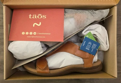 Sandalia de cuero ligera talla 8M Taos para mujer The Show estilo TSH-14039 Foto 1 de 4