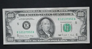 1988 $100 Federal Reserve Note/Richmond/F-2172E/light circ./crisp/Free Shipping - Picture 1 of 8