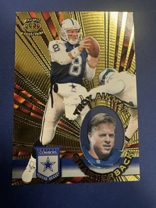 I 36 Troy Aikman Dallas Cowboys 1996 Pacific invencible�� Oro - Imagen 1 de 2