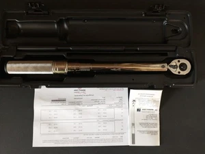 Wright Tool 3477 - 3/8" Dr. Micro-Adjustable Torque Wrench 20-100 Foot. lbs USA - Picture 1 of 5