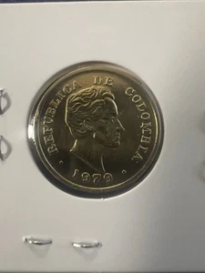 1979 Columbia 25 Centavos Coin - Item 802 - Picture 1 of 2