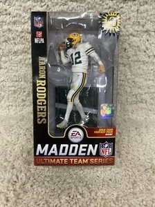 Green Bay Packers Aaron Rogers #12 NFL Madden 19 Series 1 Action Figure B7 - Picture 1 of 1