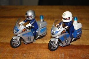 Playmobil Sammlung kg Konvolut Polizei Police Motorrad Motorradstaffel 
