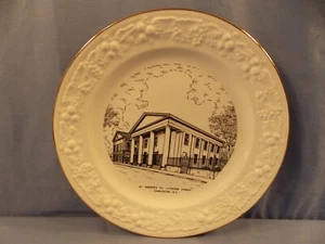 Homer Laughlin "St. Andrews Lutheran Church, Charleston, SC" Plate 10" - Picture 1 of 5