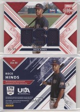 2019 Panini Elite Extra Edition USA National Team Materials Red /49 Rece Hinds