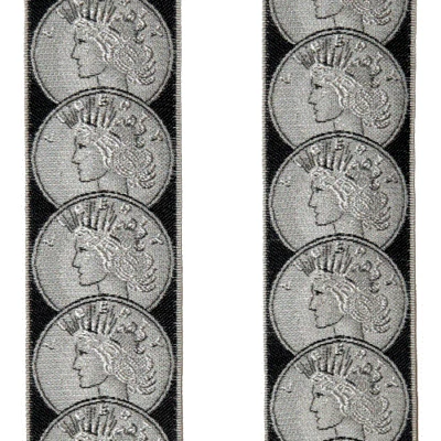 SUSPENSÓRIOS RAROS TRAFALGAR edição limitada chaves moedas - Imagem 1 de 4