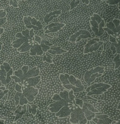 Andover Green Floral Fabric 53" x 42" 1.5 Yard Edyta Sitar Laundry Basket Quilt - Image 1 of 4