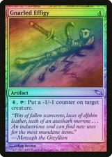 Gnarled Effigy  FOIL Shadowmoor MtG LP to NM