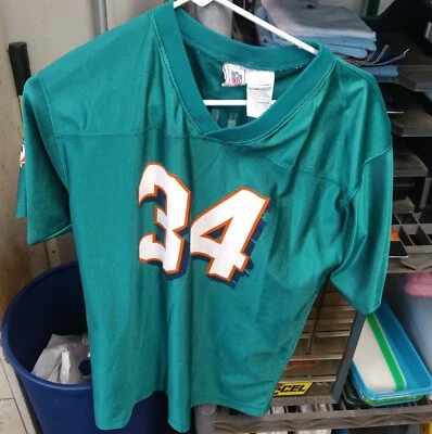 ВИНТАЖНАЯ футболка Miami Dolphins Рики Уильямса для мальчиков размер XL 18–20 НФЛ футбол - Изображение 1 из 2