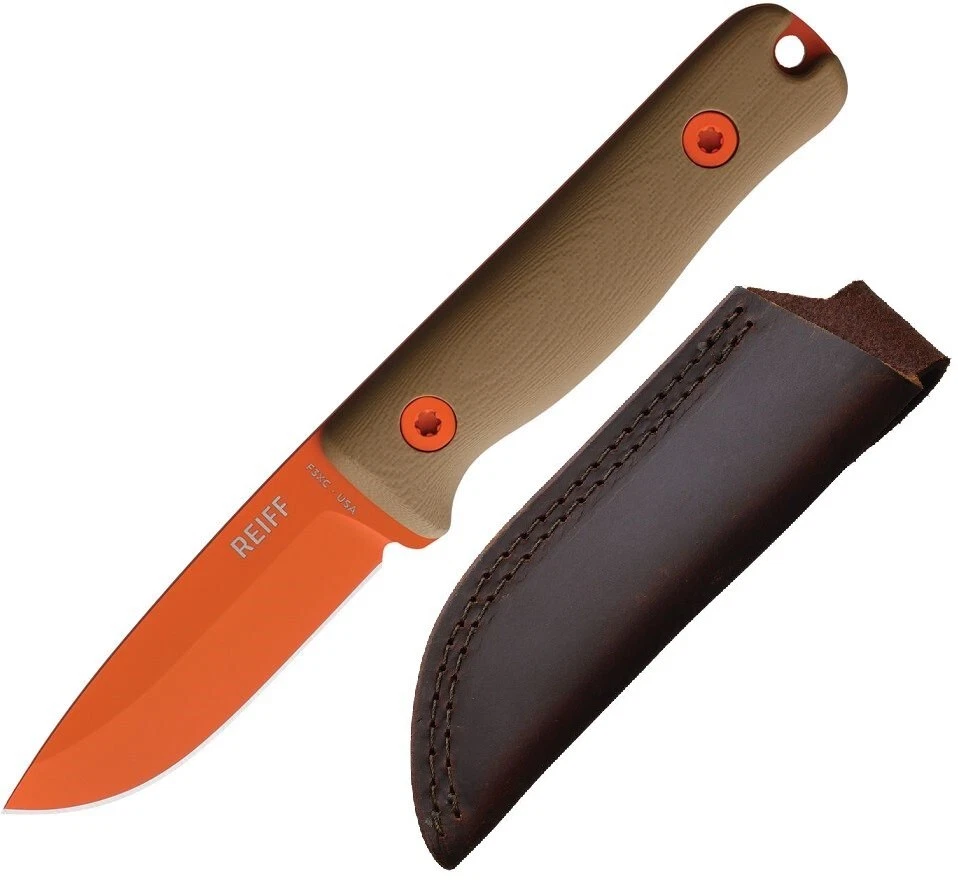 Cuchillos Reiff F3 Condiciones Extremas Cuchillo Fijo 3" CPM-3V Hoja de Acero Mango G10 Foto 1 de 3
