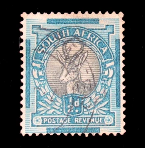 South Africa Stamp Scott 33 Springbok 1/2 D 1930-45 Used NG - Picture 1 of 2