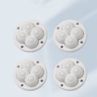 4Pcs Self Adhesive Type Furniture Casters Wheels Pulley 4-Ball Pulley  Furniture