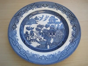 1 x Churchill China Vintage Blue Willow Pattern 9.5" Dinner Plate MORE AVAIL. - Picture 1 of 5
