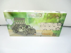 Wood Trick Interior Collection Mechanical 3D Puzzle Truck Assembly Kit Sealed - Picture 1 of 9