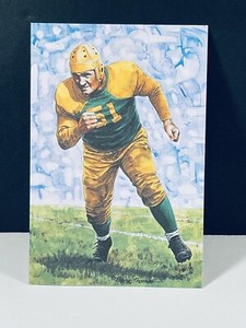 CAL HUBBARD GREEN BAY PACKERS UNSIGNED GOAL LINE ART GLA CARD SERIES 1