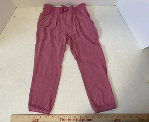 Baby Gap Girl's Pink Cotton Elastic Waist and Ankle Pants Size 4 Years - Picture 1 of 7