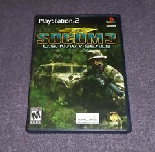 SOCOM 3 U.S. Navy SEALs (Sony PlayStation 2, 2005 PS2)-Complete
