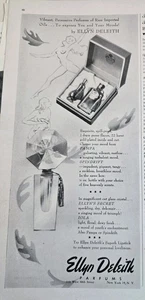 1946 Ellyn Deleith Secret Pampa Spindrift Iola Parfum Flakons Vintage Anzeige - Bild 1 von 1