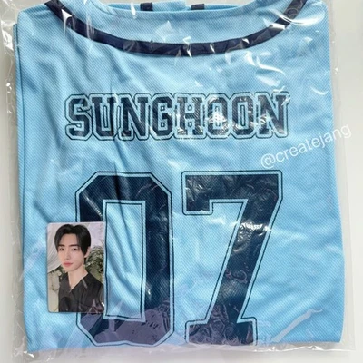 ENHYPEN Sunghoon Walk The Line Summer Edition Uniform Shirt K-POP Photocard - Immagine 1 di 2