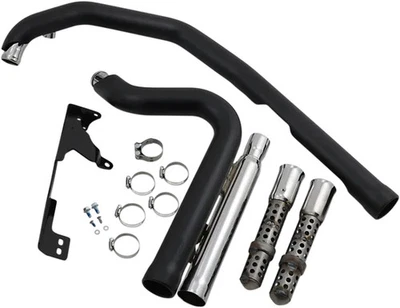Cobra Black 909 Speedster Exhaust for Harley Forty Eight 14-22 - Image 1 of 4