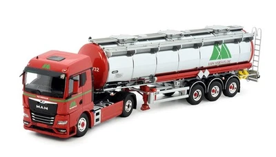 TEKNO - MAN TGX GM 4x2 con rimorchio cisterna a 3 assi VAN HEESVELDE - 1/50 -... - Immagine 1 di 4