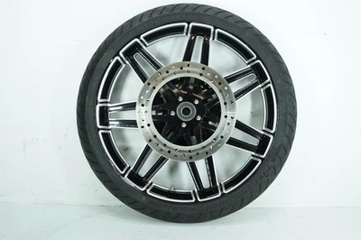 Harley Touring Road Glide 2012 OEM llanta delantera neumático 120/70B21 21" * doblado * Foto 1 de 4