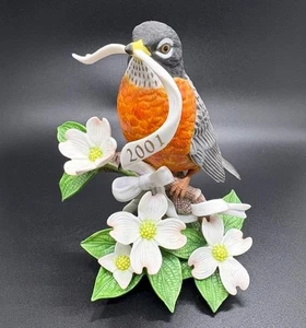 Lenox 2001 Robin Bird Fine Porcelain Limited Edition Figurine - Picture 1 of 12