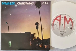 SQUEEZE Christmas Day 1979 UK 7" White vinyl Single record AMS 7495 1979 UK  - Bild 1 von 2
