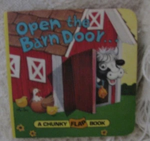 OPEN THE BARN DOOR ~ (a chunky-flap book) ~ by Christopher Santoro ~ Hardcover   - Imagen 1 de 12