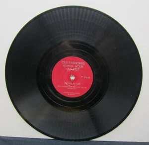 Old Fashioned Revival Hour Quartet - Never Alone & This World Is Not My - 78 RPM - Picture 1 of 4