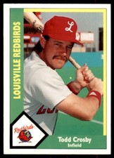 1990 CMC Louisville Redbirds Todd Crosby Louisville Redbirds #24