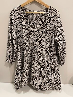 HM Dress Womens Floral Print  Balloon Cottagecore Boho SZ S - Image 1 of 3