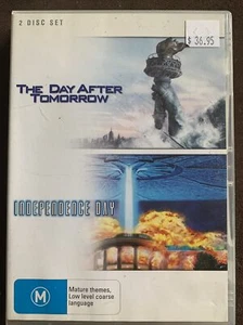 DVD: The Day After Tomorrow + Independence Day - 2 Disc Set (action/sci-fi) - Picture 1 of 2