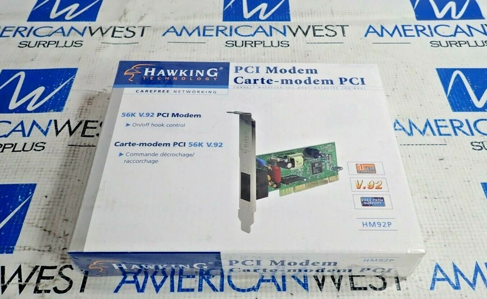 HAWKING PCI MODEM HM92P 56K V.92  NEW SEALED BOX - Image 1 of 4