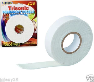 HEAVY DUTY 4 YARD STRONG DOUBLE SIDE STICK FOAM MOUNTING TAPE WALL-MOUNT PICTURE - Picture 1 of 1
