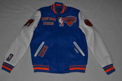 PRO STANDARD NEW YORK KNICKS BLENDED LOGO VARSITY JACKET ALL SIZES  NEW Cover